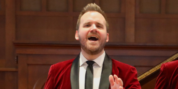 Matthew Curtis, Coulee Classic Barbershop Quartet in La Crosse, Wisconsin.